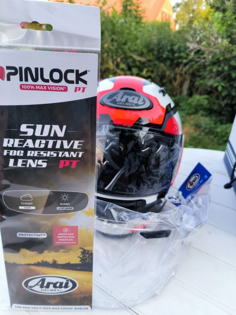 Pinlock Protectint, plus besoin d&rsquo;écran solaire sur ton Arai