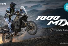 La CF-Moto 1000 MT-X en Nebula Black