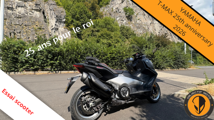 Essai Yamaha Tmax 25th anniversary 2026